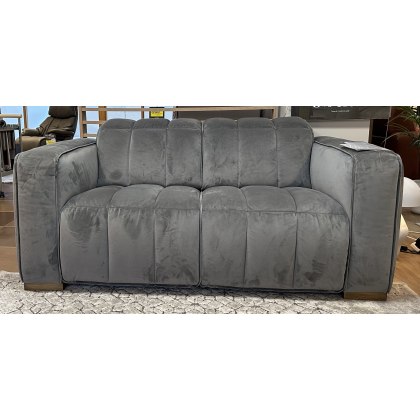 SELENA- 2 Seater Power Headrest & Recliner in Fabric