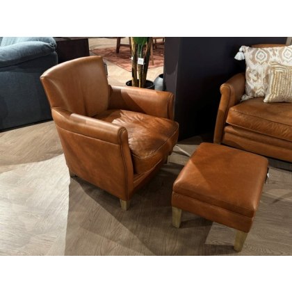 Mr Paddington Leather Chair & Stool