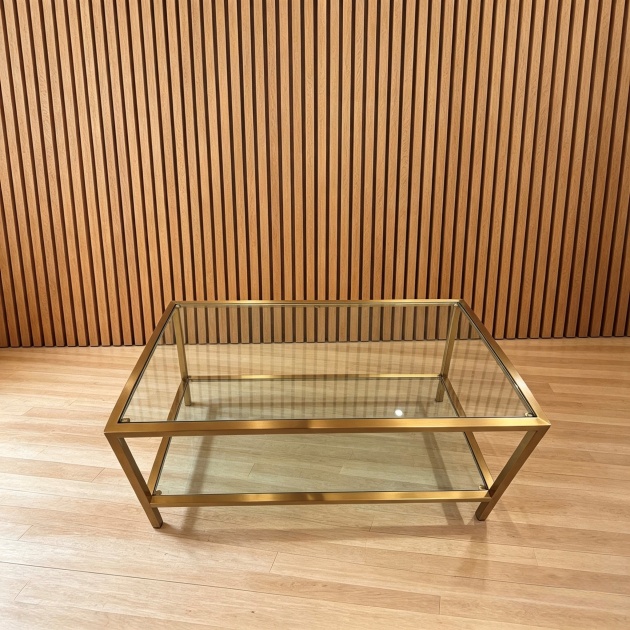 Charleston Coffee Table in Gold finish Charleston Coffee Table in Gold finish