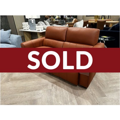 Rocca Compact 2.5 Power Reclining Sofa with Adjustable Power Headrests in Tan Rocca Compact 2.5 Power Reclining Sofa with Adjustable Power Headrests in Tan