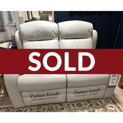 Parker Knoll- Boston - 2 seater with power Recliner & USB Button in Leather