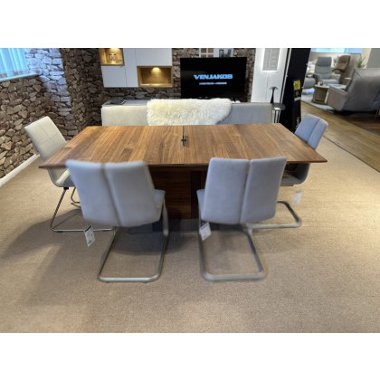VENJAKOB-- PIAZZA 1.9M EXTENDABLE DINING TABLE WITH 100CM LEAF