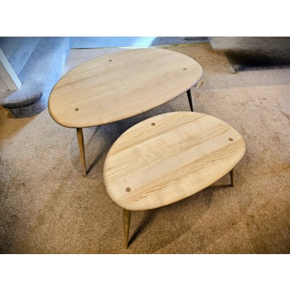Ercol Originals Pebble Coffee Nest Of Tables