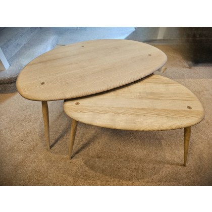 Ercol Originals Pebble Coffee Nest Of Tables