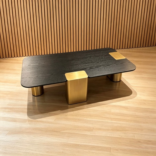 Harrington Coffee Table in Wood and Metal Harrington Coffee Table in Wood and Metal