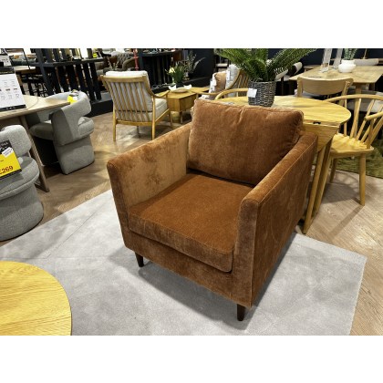 Gateford Chair in Rust Fabric