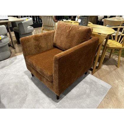 Gateford Chair in Rust Fabric