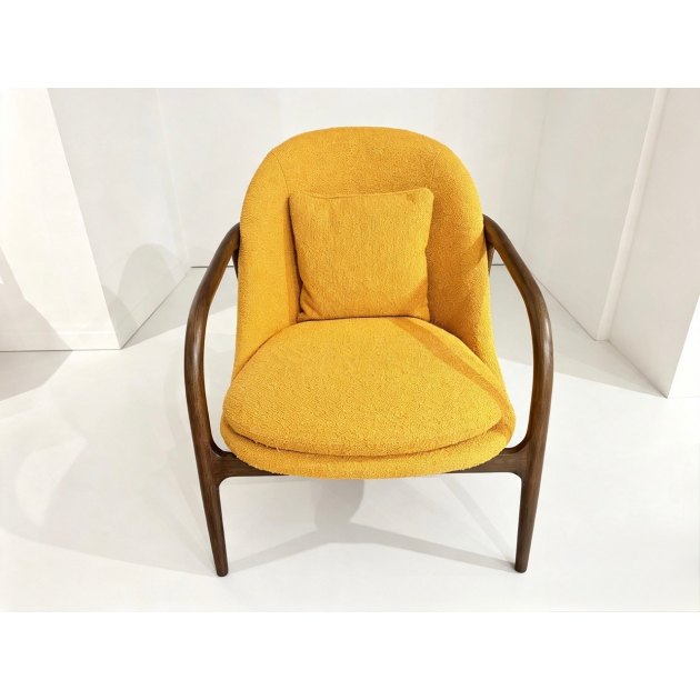 Allegra Chair in Ochre Fabric