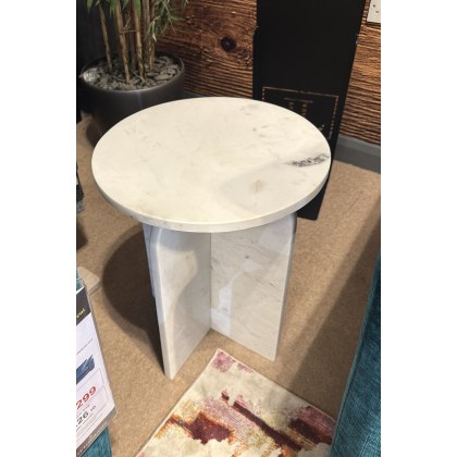 AMALFI SIDE TABLE WHITE