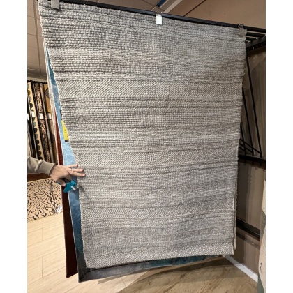 CHUNKY KNIT RUG 170 X 120CMS - NATURAL