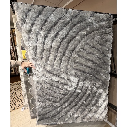 DALLAS CHARCOAL RUG 170 X 120CMS