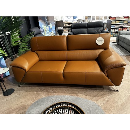 Nicoletti Molveno 2.5 Seater Sofa in Tan Leather