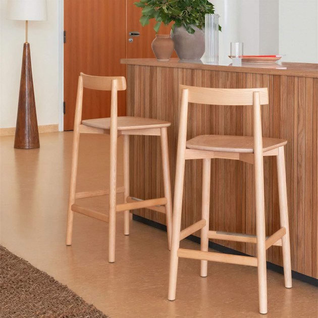 Ercol Lara Counter Stool With 65cm Back