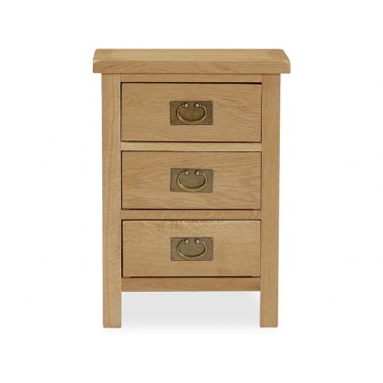 Fairfax Compact Bedroom Oak Bedside Table
