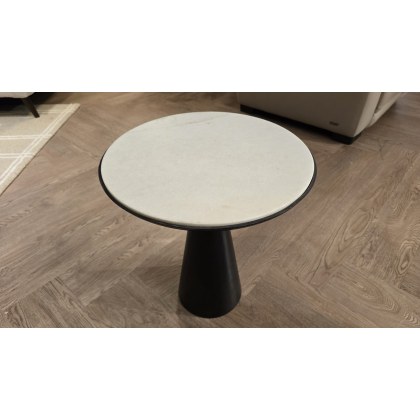46cm Black End Table