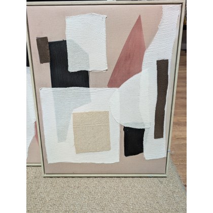 Cardella Abstract Textured Framed Canvas Cardella Abstract Textured Framed Canvas