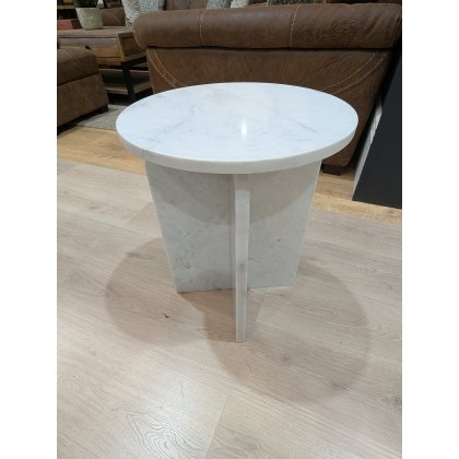 Amalfi, Lamp Table - White