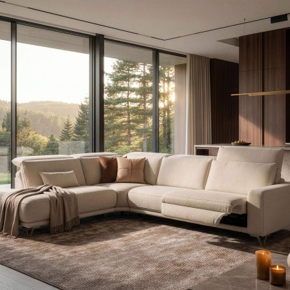 ROM Delia Left Hand facing Corner Sofa