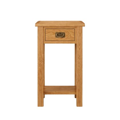 Fairfax Compact Oak Telephone Table