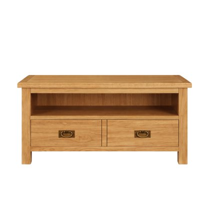 Fairfax Compact Oak Small TV Unit