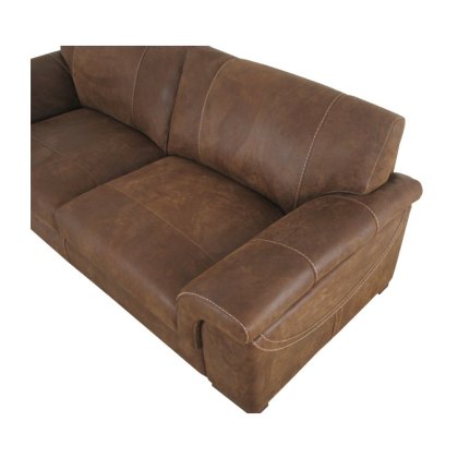 Mountback 4 Seater Sofa Marrone QS