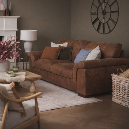 Mountback 2 Seater Sofa Marrone QS Mountback 2 Seater Sofa Marrone QS