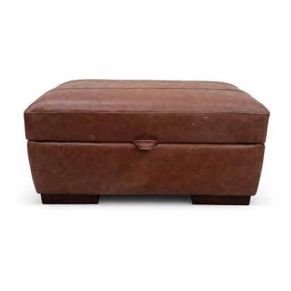 Mountback Large Storage Stool Marrone QS Mountback Large Storage Stool Marrone QS