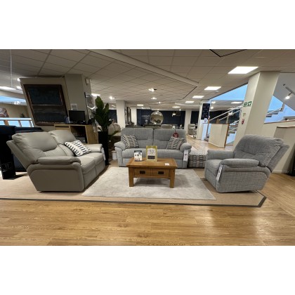 G-PLAN - Seattle - 3 Seater Double Power Recliner, Power Recliner Armchair & Footstool in Fabric G-PLAN - Seattle - 3 Seater Double Power Recliner, Power Recliner Armchair & Footstool in Fabric