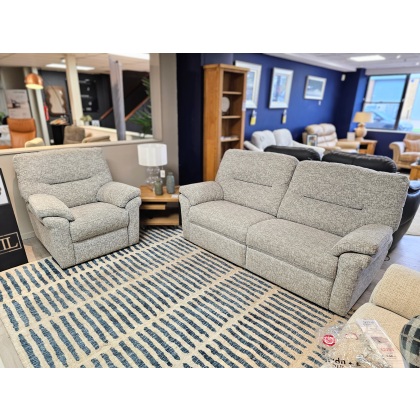 G-Plan Seattle 3 Seater Sofa & Chair Powered Recliners