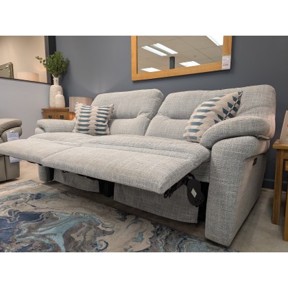 G-PLAN, Seattle 3-Seater Power Double Recliner, Power Chair, Footstool & Scatter Cushions