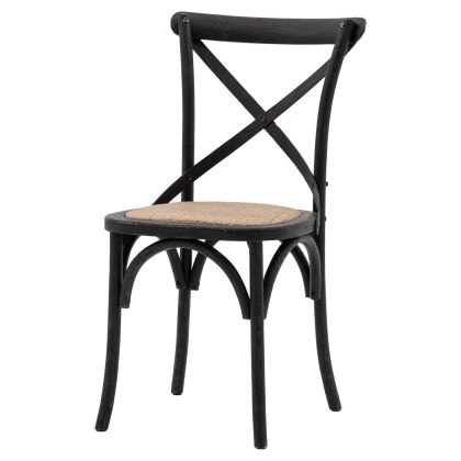 Gallery Direct Cafe Black Rattan Chair