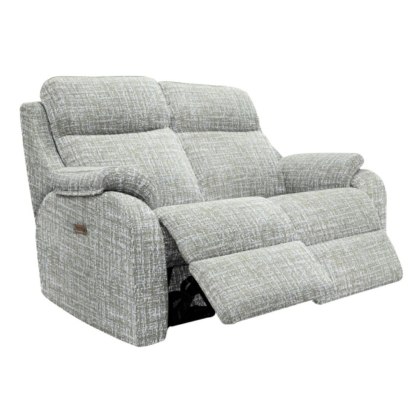 G Plan Kingsbury 2 Seater Power Recliner Sofa with Headrest and Lumbar QS