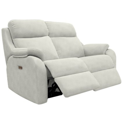 G Plan Kingsbury 2 Seater Power Recliner Sofa with Headrest and Lumbar QS