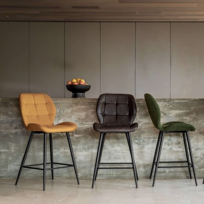 Gallery Direct Manford Barstool, Saffron