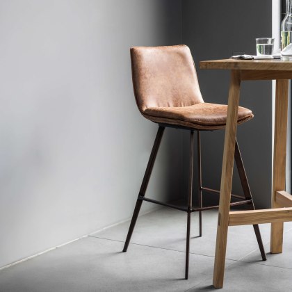 Gallery Direct Palmer Barstool, Brown Gallery Direct Palmer Barstool, Brown