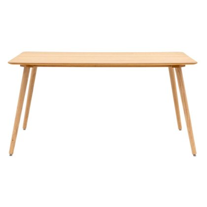 Hatfield 150cm Dining Table & 4 Dining Chairs Natural