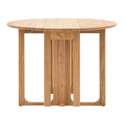 Craft Round Extending Dining Table & 4 Dining Chairs Natural