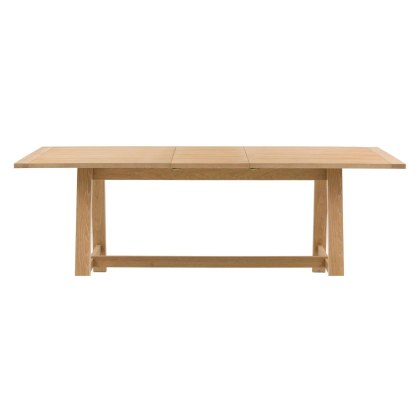 Eton 160cm Tressle Dining Table & 4 Chairs Natural