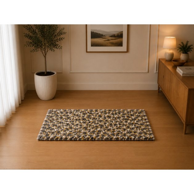 ROCKS SHAGGY 120X170CM OCHRE RUG ROCKS SHAGGY 120X170CM OCHRE RUG