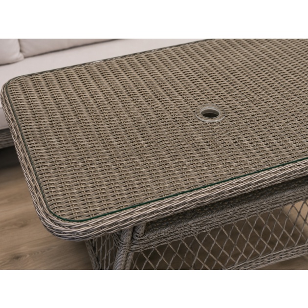 Outdoor Menton 3 Seater Sofa, Dinning Table & x2 Chairs