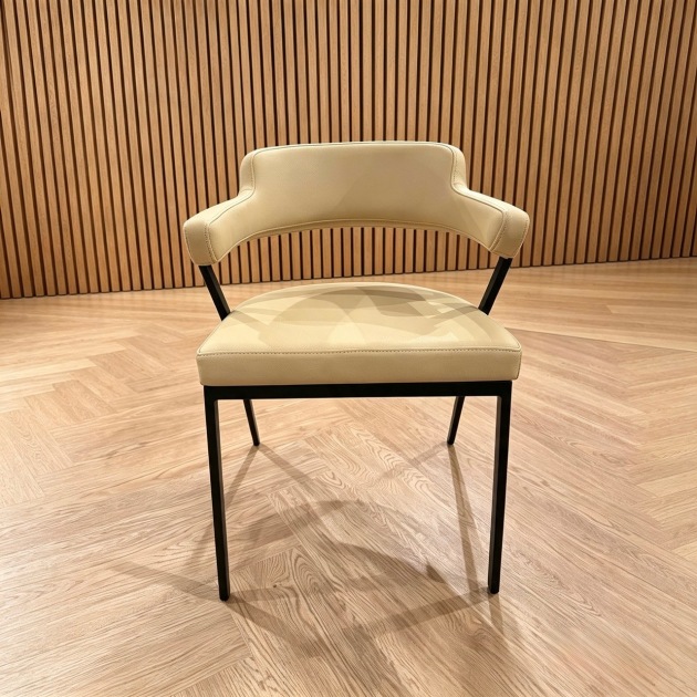 Freya Dining Chair Matt Black Frame