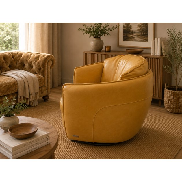 Elettra Swivel accent chair