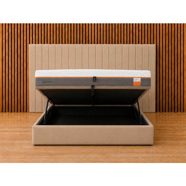 MA Living King size Ottoman Bed & Headboard (Mattress not included)