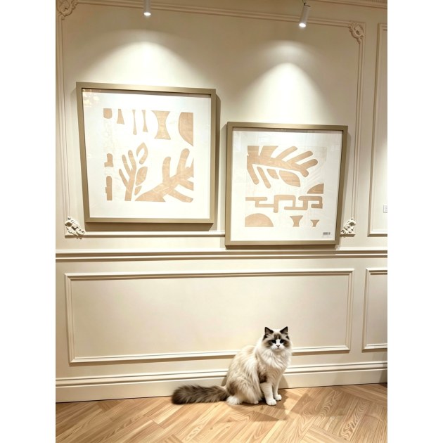 Summer Shadows Artwork Pictures Frames Art pair x2 Summer Shadows Artwork Pictures Frames Art pair x2