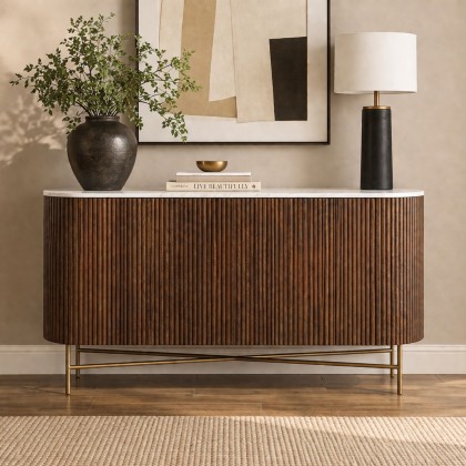 Crosby Walnut Dining Large Sideboard