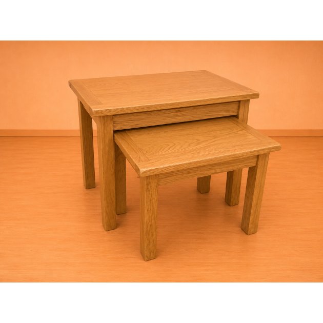 Fairfax Compact Oak Nest of Tables Fairfax Compact Oak Nest of Tables