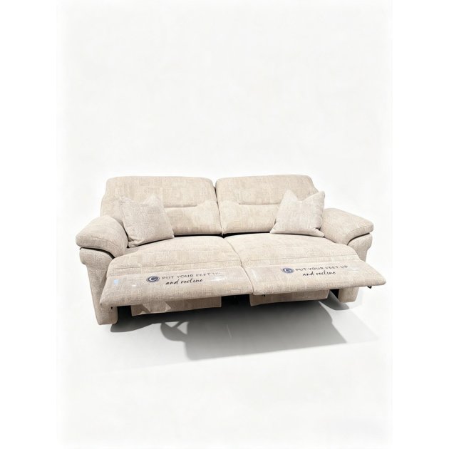 Seattle 3 Seater Recliner with USB and Double Lumbar Seattle 3 Seater Recliner with USB and Double Lumbar
