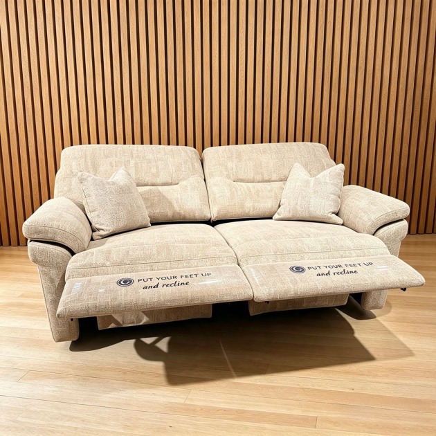 Seattle 3 Seater Recliner with USB and Double Lumbar