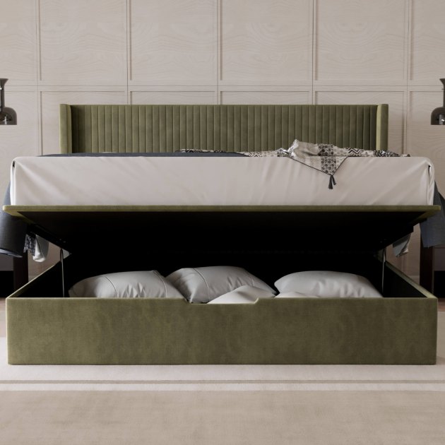 Helena Double Ottoman Storage Bed