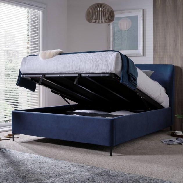 Tamara Ottoman Storage Bed - Double